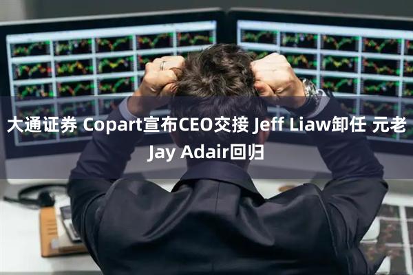 大通证券 Copart宣布CEO交接 Jeff Liaw卸任 元老Jay Adair回归